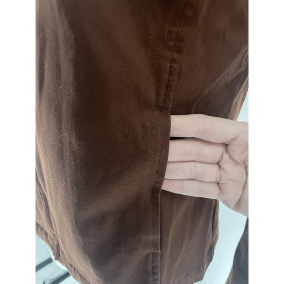 Bob Mackie Wearable Art Women's Jacket Brown Zip Up Rhinestones Bling Size XS - Picture 6 of 13